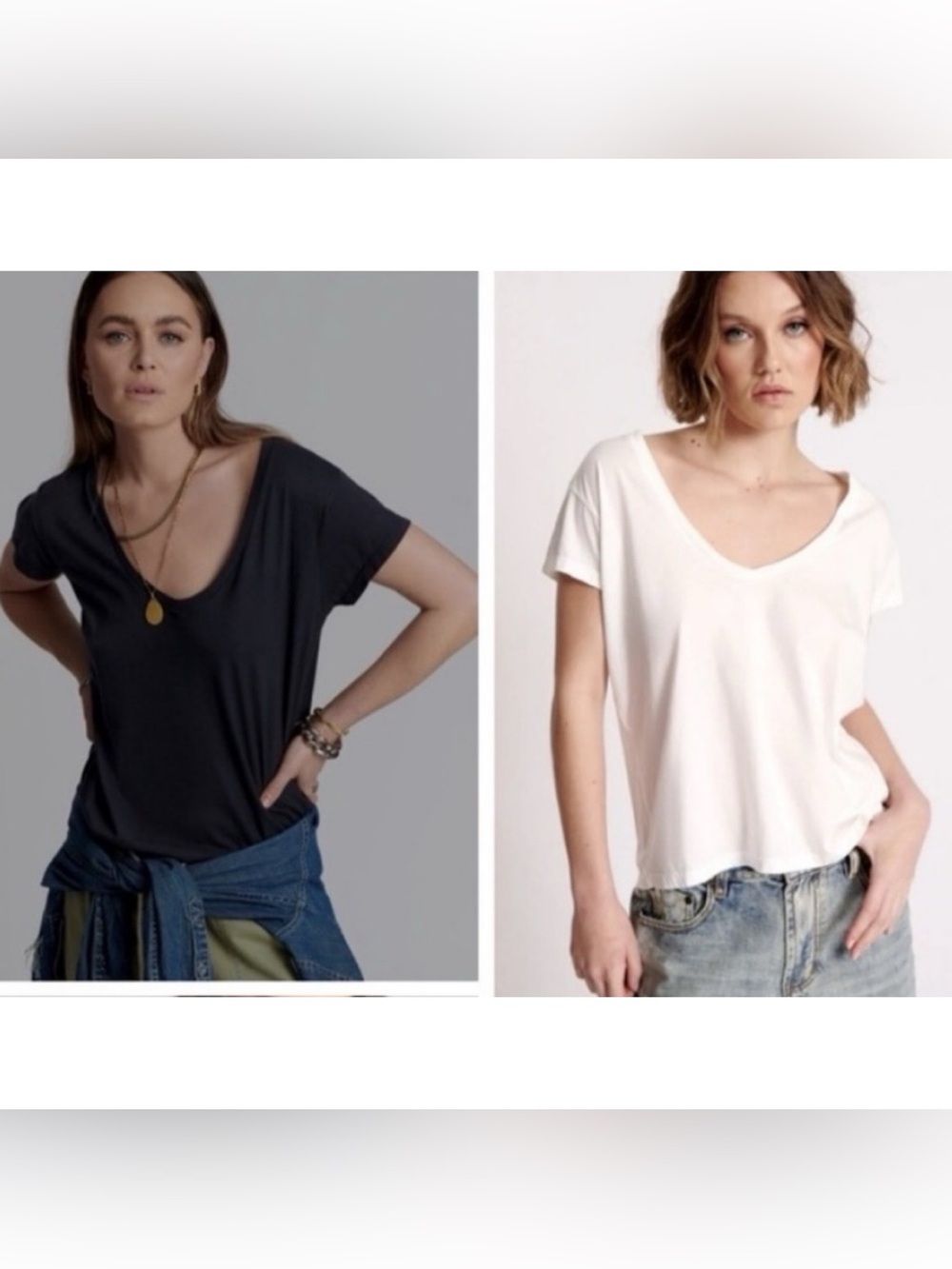 ISO IN SEARCH OF! One Teaspoon Scoop Neck Basic Tee XS or XXS